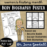 Dr. Jane Goodall- Body Biography Research Poster-Black His