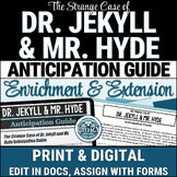 Dr. Jekyll & Mr. Hyde Anticipation Guide - Pre-Reading Dis