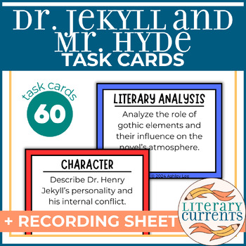 Preview of Dr. Jekyll and Mr. Hyde | Stevenson | Analytical Task Cards | AP Lit and HS ELA