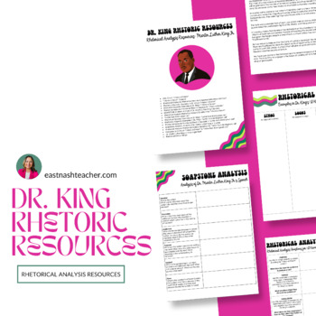 Preview of Dr. King Rhetoric Resources