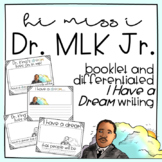 Dr. Martin Luther King Jr. Printable booklet and Writing project