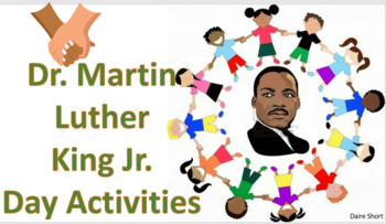 Preview of Dr. MLK Jr. Timeline of Life w/ Visual Choices