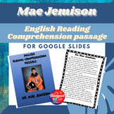 Dr. Mae Jemison - English Biography Activity Google Slides