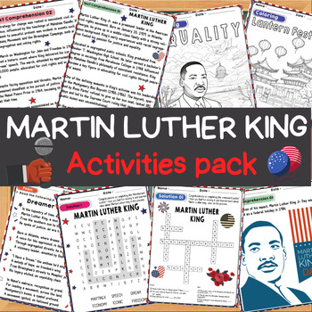 Preview of Dr. Martin Luther King, Jr Activities MLK Day - Activities pack
