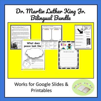 Preview of Dr. Martin Luther King Jr. Bilingual Bundle (English & Spanish)