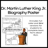 Dr. Martin Luther King Jr. Biography Worksheet| MLK Day
