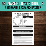 Dr. Martin Luther King, Jr. Biography Research Poster Temp