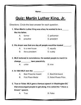 Dr. Martin Luther King Jr. Bundle (Grades 2-4) by Fabulous Vegas Firsties