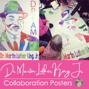 Preview of Dr. Martin Luther King, Jr. Collaborative Poster | Black History Month Activity