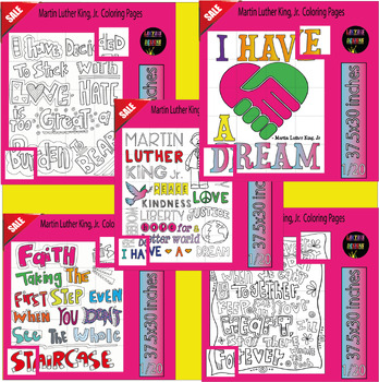 Preview of Dr. Martin Luther King, Jr. Collaborative Poster | Meaning Activity for MLK Day