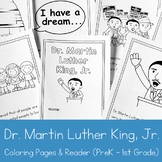 Dr. Martin Luther King, Jr. Coloring Book and Reader for P