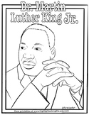 Dr. Martin Luther King Jr. Coloring Page