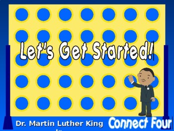 Preview of Dr. Martin Luther King Jr. Connect Four Game