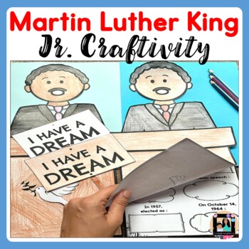 Preview of Dr. Martin Luther King Jr Craftivity | MLK Day I have a Dream Craft 
