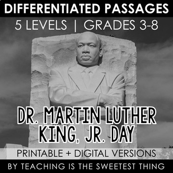 Preview of Martin Luther King, Jr. Day: Passages - Distance Learning Compatible