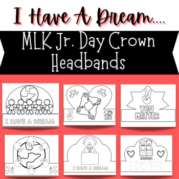 Preview of Dr. Martin Luther King, Jr. Day Crown Headbands