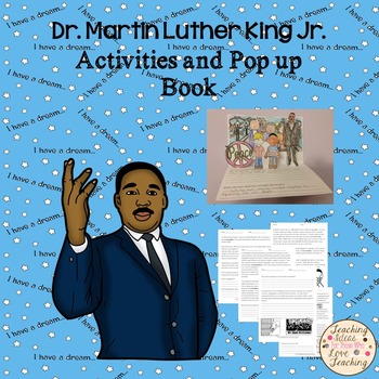 Preview of Dr. Martin Luther King Jr. Activities and Bulletin Board Craftivity