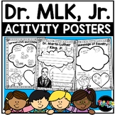 Dr Martin Luther King Jr MLK Coloring Pages Activity Poste