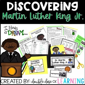 Preview of Dr. Martin Luther King Jr. Research Unit with PowerPoint