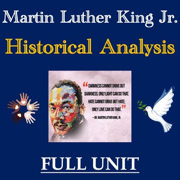 Preview of Dr. Martin Luther King, Jr. Historical & Literary Analysis Unit / ELA Test Prep