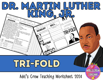 Preview of Dr. Martin Luther King Jr Tri-Fold