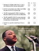 Dr. Martin Luther King Jr. - True or False Plus Discussion