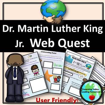 Preview of Dr. Martin Luther King Jr. WebQuest!
