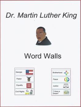 Preview of Dr. Martin Luther King Jr. Word Walls