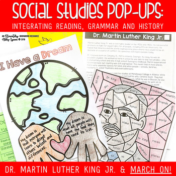 Preview of Dr. Martin Luther King, Jr. and March On! {Social Studies Pop-Ups}