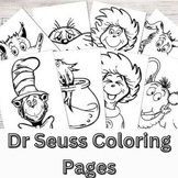 Dr Seuss Coloring Pages for Kids | Coloring Worksheets for