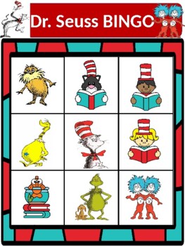 Dr. Seuss BINGO game by Learning Angels Resources | TpT