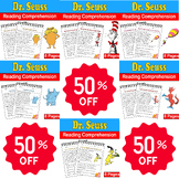 Dr. Seuss Bundle: 48 Reading Comprehension CVC Stories | D