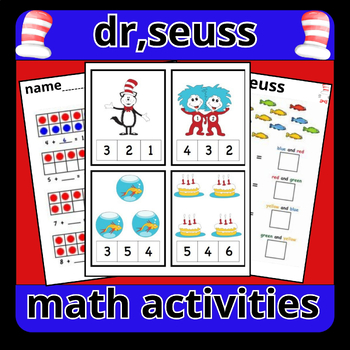 Preview of Dr.Seuss Counting.Math.Activity