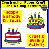 Dr. Seuss Cake Craft and Writing Activity