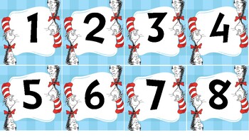 Dr. Seuss Calendar Theme by All About Middle School Math | TPT