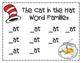Dr. Seuss Cat in the Hat Word Families
