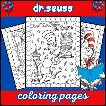 Preview of Dr.Seuss Coloring Pages