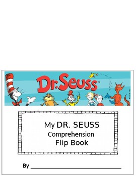 Preview of Dr. Seuss Comprehension Flip Book