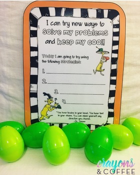 Preview of Dr. Seuss - Coping Skills & Try