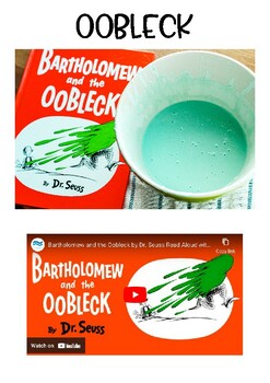 Dr. Seuss Day STEM: Oobleck Egg Drop by SC MilitaryMuseum | TPT