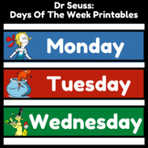 Dr. Seuss Days Of The Week (2 printable sets)