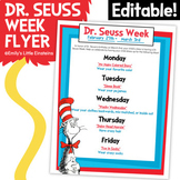 Dr. Seuss Dress Up Spirit Week Flyer Handout