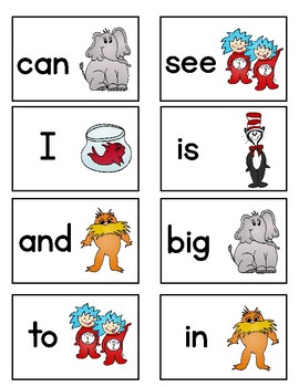 Dr. Seuss Fun - High Frequency Words by Horsin' Around on the Farm