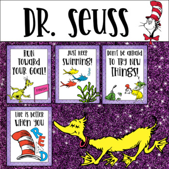 Dr. Seuss Growth Mindset Posters - (10 Posters) by Little Olive | TpT