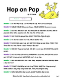 hop on pop words