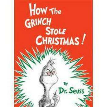 Preview of Dr. Seuss' How the Grinch Stole Christmas - ELL/ELA Book Guide, Slides, & Docs