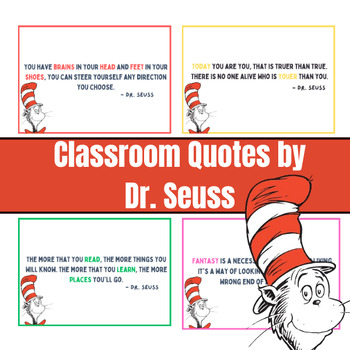 Dr. Seuss Inspirational Quotes | Poster Printable | Inspirational Quotes