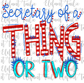 Principal of a Thing or Two T-Shirt Design Clipart by BamaGirl | TPT
