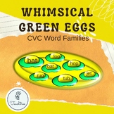 Dr. Seuss Inspired - Green Eggs - Word Families CVC Rhyme Sort
