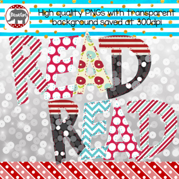 Dr Seuss Inspired Read Clipart With A Faux Applique Design By Bamagirl